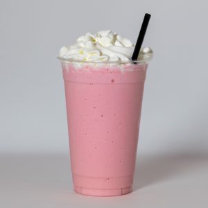 Strawberry Frappe with Whipped Cream