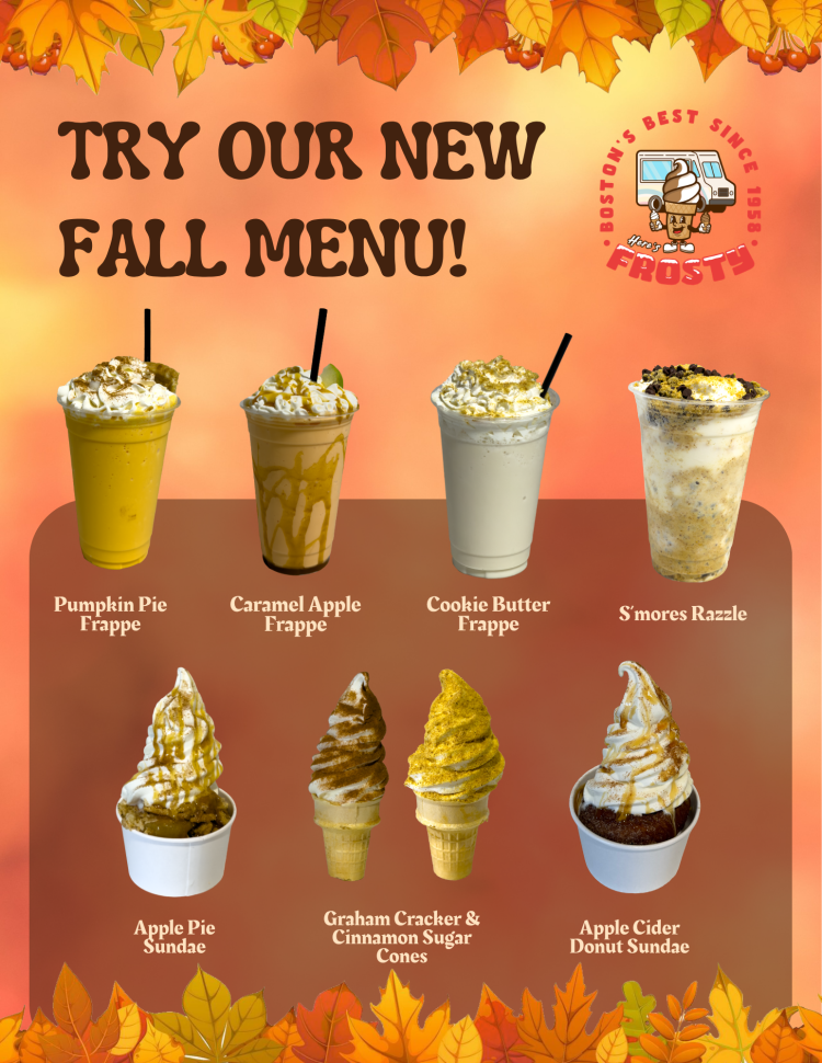Fall Menu Flyer 2026